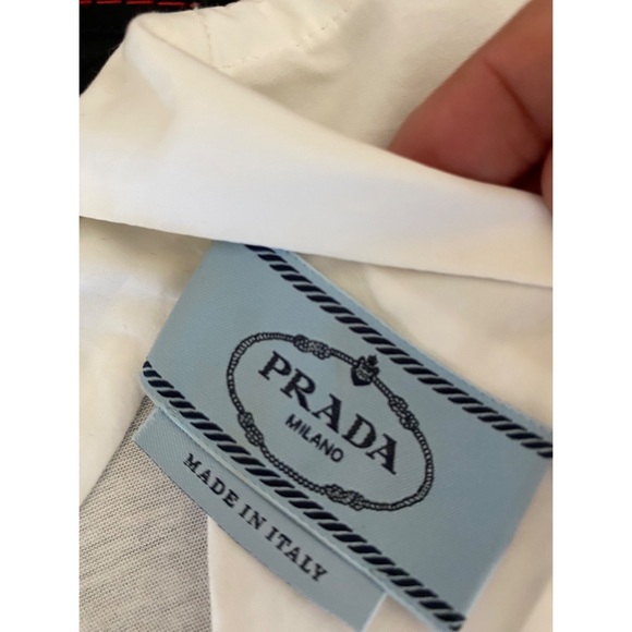 Prada Tie Blouse Size x-Large - Picture 5 of 8
